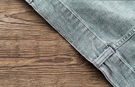 part of a jeans jacketの写真素材