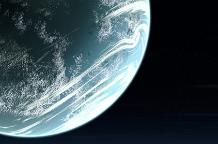 planet close up
