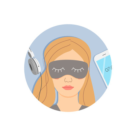 Girl icon highlights for story, social media. Vector illustration.のイラスト素材