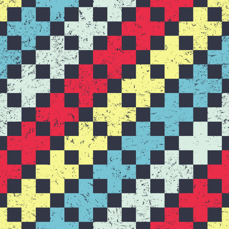 Vector Geometric Seamless Patternのイラスト素材