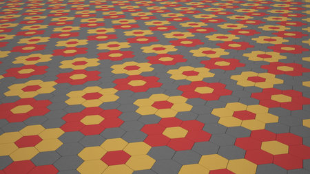 Street paving tilesの写真素材