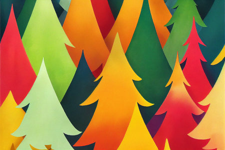 Christmas background with bubbles and toys color artの素材