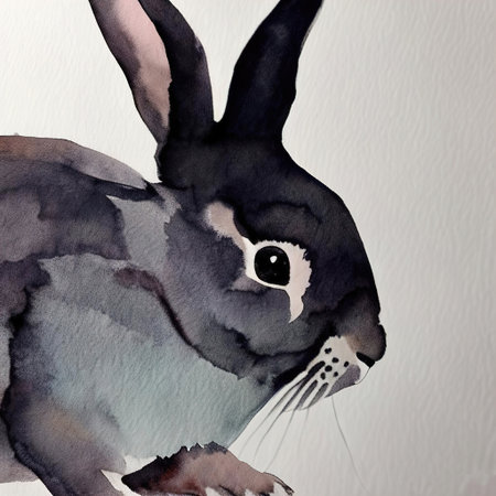 easter bunny with easter eggsの素材