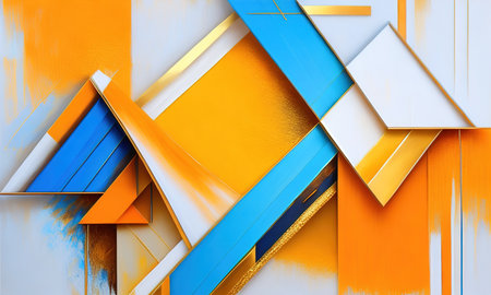 close up of an background gold with blueの素材