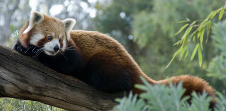 Red Panda Fullの写真素材