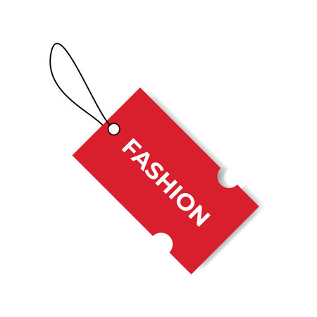 Price tag icon. Vector illustration. Eps 10. Red background.のイラスト素材