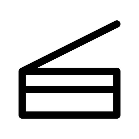 Scanners icon. Flat design style vector illustrationのイラスト素材