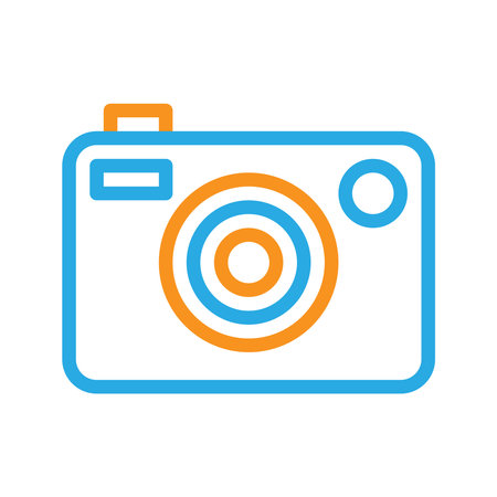 Camera Line Color Icon. Editable Stroke. Can be used for websites and mobile apps.のイラスト素材