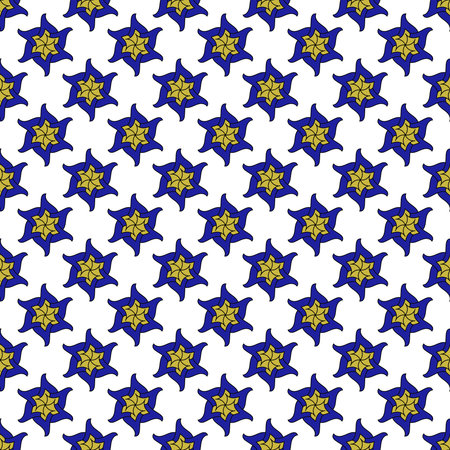 Seamless Geometric Pattern. Abstract texture designs can be used for backgrounds, motifs, textile, wallpapers, fabrics, gift wrapping, templates. Design Paper For Scrapbook. Vector.のイラスト素材