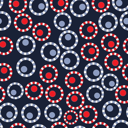 Seamless Geometric Pattern. Abstract texture designs can be used for backgrounds, motifs, textile, wallpapers, fabrics, gift wrapping, templates. Design Paper For Scrapbook. Vector.のイラスト素材