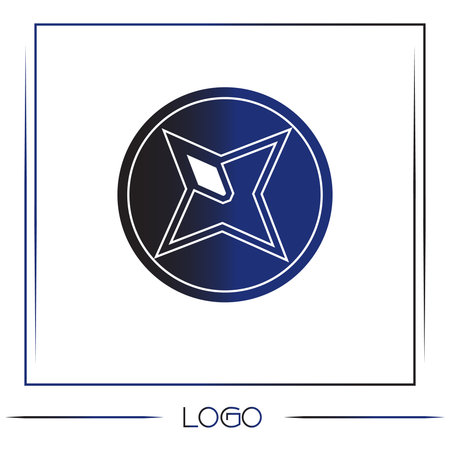 simple star logo. icon design. Template elements - vector illustration.のイラスト素材