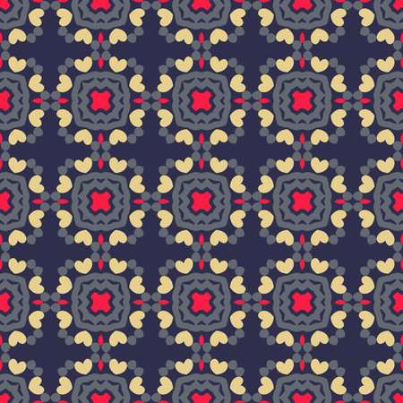 Vector ornamental seamless pattern. Vector illustration can be used for backgrounds, motifs,...