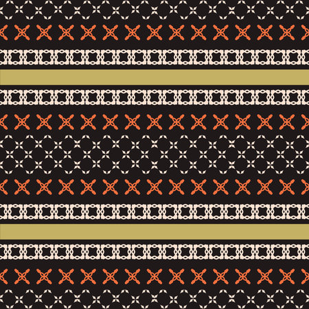 Decorative seamless pattern with beautiful elements designs can be used for backgrounds, motifs,...