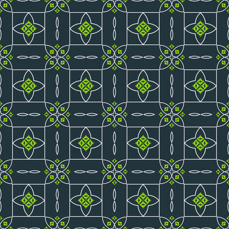 Classic ornament. Decorative seamless pattern with swirls for designer wallpaper, trendy print, trendy decor, home textile, retro decor. Vector.のイラスト素材