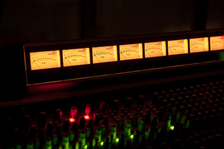 Buttons equipment for sound mixer control, sound equipment.
