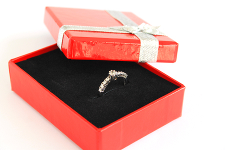 ring boxの写真素材