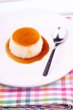creme caramelの写真素材