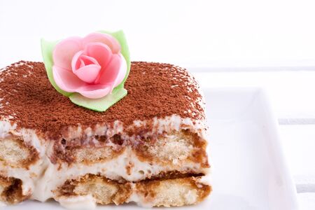 tiramisu cakeの写真素材