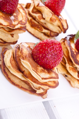 mini pancakesの写真素材