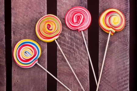 lollipop candiesの写真素材