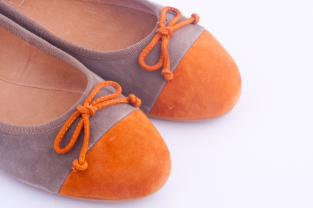 flat shoesの写真素材