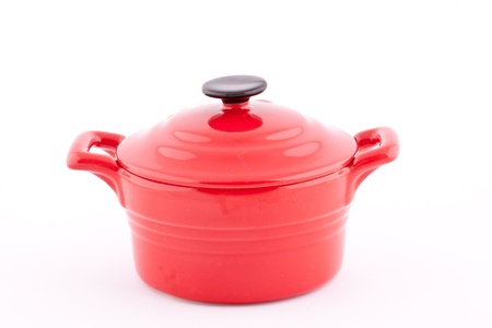 red saucepanの写真素材