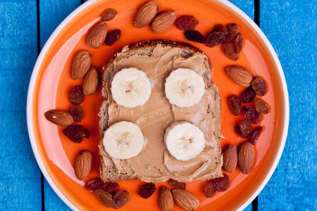 peanut butter breadの写真素材