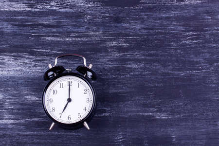 black alarm clockの写真素材
