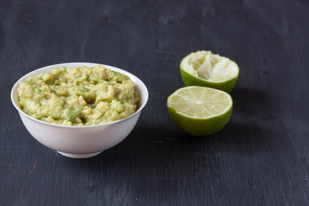 Guacamole, Avocado dip sauceの写真素材