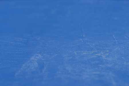 Blue leather texture background. Leather craft. Copy space for text.の写真素材
