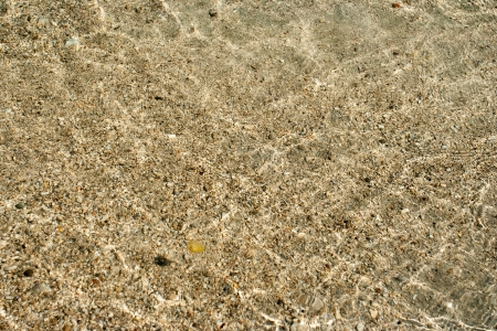 stony beach on waterの写真素材