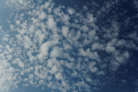 clouds in sunlightの写真素材