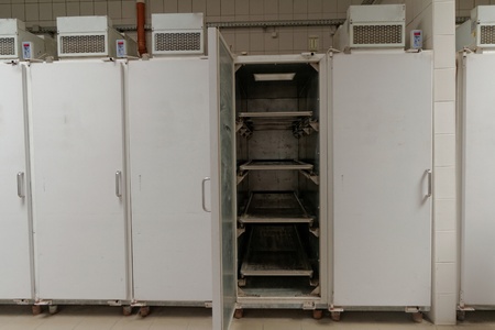 Refrigerator in morgueのeditorial素材