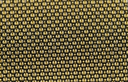 copper CPU pins closeup image (processor pin)の写真素材