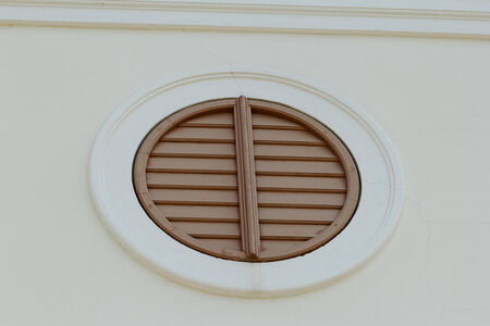 Photo of windows white house on the sideの写真素材