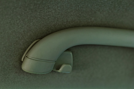 Close up photo of a car handrailの写真素材