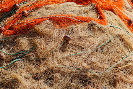 Toil on the coast in Thassos - Greeceの写真素材