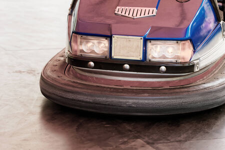 Photo of a dodgem car in the amusement parkの写真素材
