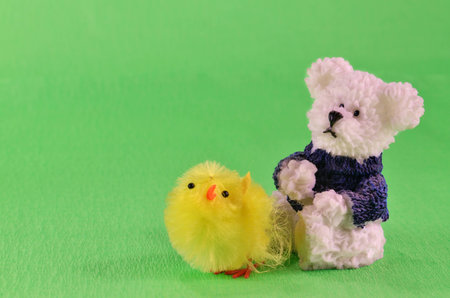 Bear with chick