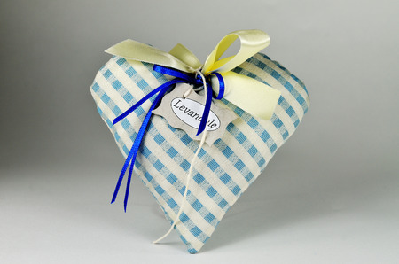 The big heart with the scent of levanderの写真素材