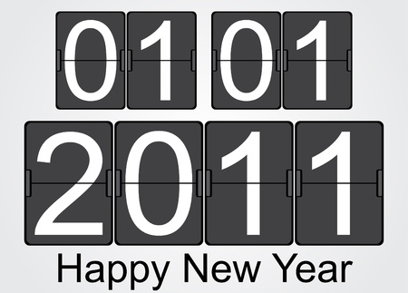 mechanical timetable. Vector. のイラスト素材