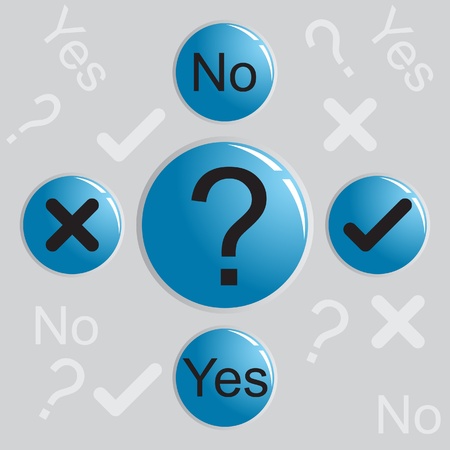 blue bolls with different signsのイラスト素材