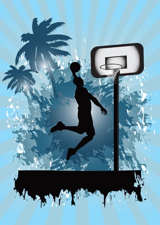 basketball player のイラスト素材