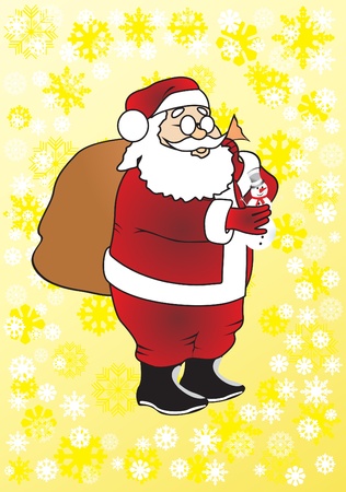 Santa Claus vector image のイラスト素材