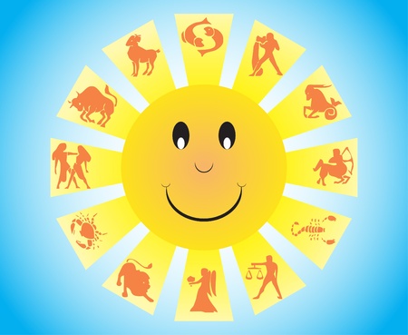 Zodiac symbolsのイラスト素材