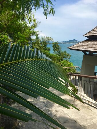Stairs in the shade. Lat Ko Viewpointの写真素材