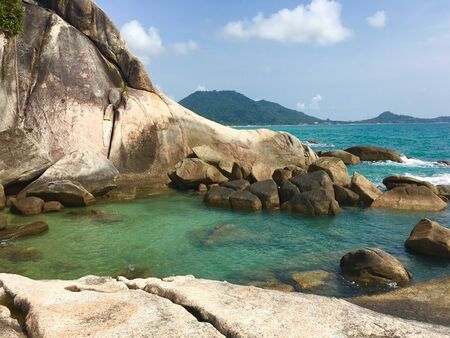 Turquoise sea. Koh samuiの写真素材