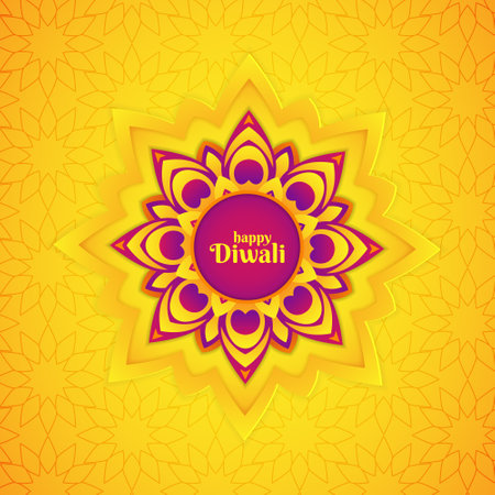 happy diwali festival background with Oil Lamps for  social media cover, banner, greeting card. vector templateのイラスト素材