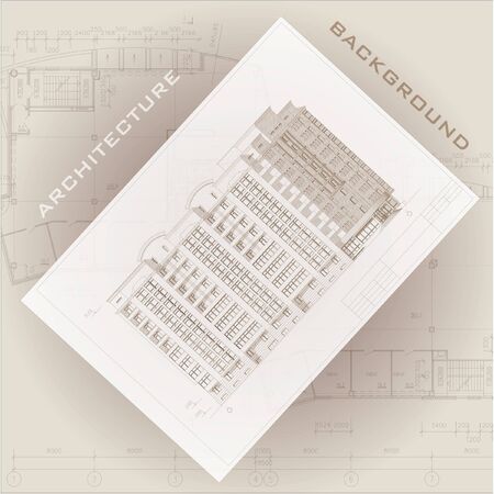 Architectural background  のイラスト素材