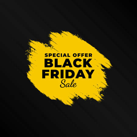 Black friday sale banner templateのイラスト素材